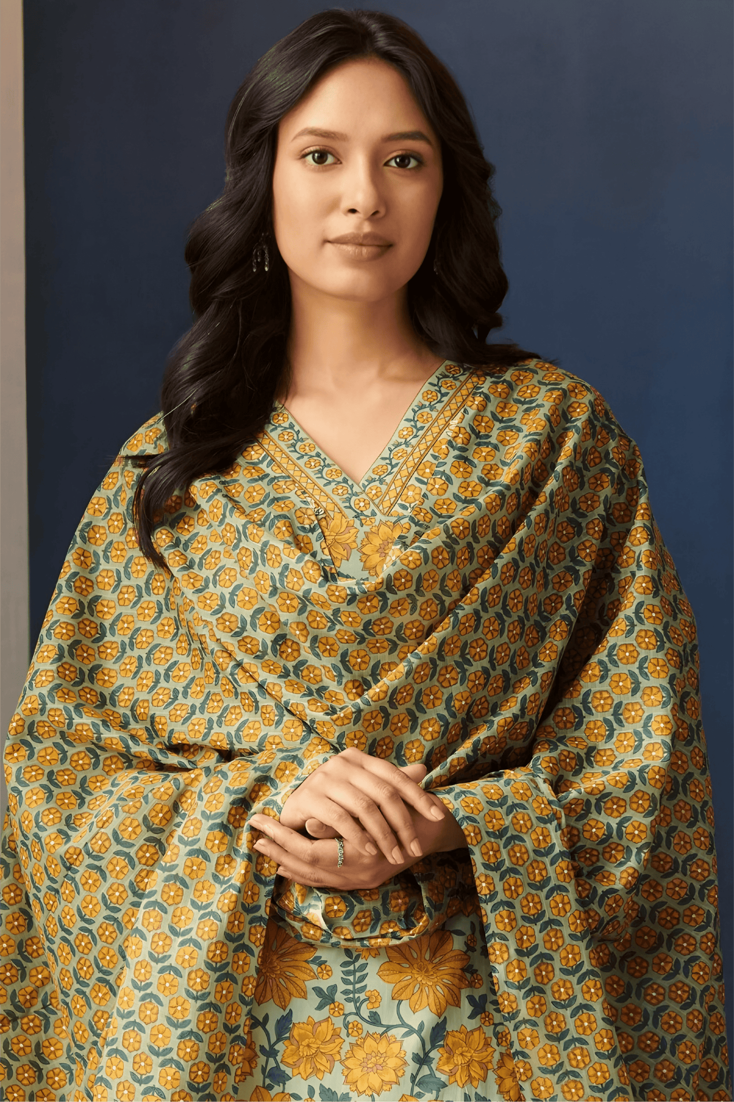 Printed Premium Cotton Kurta Set - Soft & Breathable